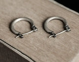 925 Sterling Silver Circle Hoop Earrings Small Round Jewelry Gift