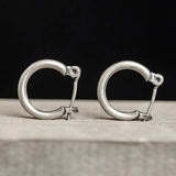 925 Sterling Silver Circle Hoop Earrings Small Round Jewelry Gift