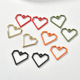 Heart Shape DIY Jewelry Earring Pendant Accessories 60pcs