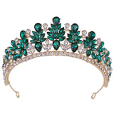 Silver Crystal Crowns Bride tiara Wedding Crown Headpiece