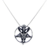 Star Leader Goat Pendant Stainless Steel Man Necklace