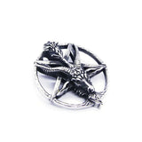 Star Leader Goat Pendant Stainless Steel Man Necklace