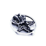 Star Leader Goat Pendant Stainless Steel Man Necklace