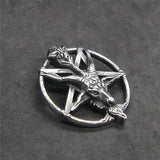 Star Leader Goat Pendant Stainless Steel Man Necklace