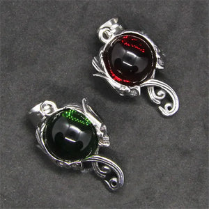 Stone Skull Pendant Stainless Steel Man Necklace