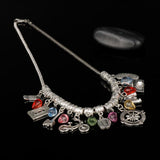 Stranger Christmas Lights Charm Necklace - Lobster Clasp Bulb Pendant