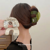Summer Style C Shape Hair Clamps for Women Girls - Strong Nonslip Hair Clips