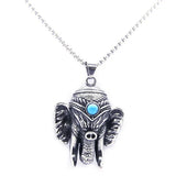 Elephant Pendant 316L Stainless Steel Necklace