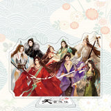 Tian Guan Ci Fu Acrylic Stand Hua Cheng Xie Lian Desk Decor