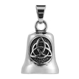 Tinkle Bell Necklace Stainless Steel Vikings Pendant