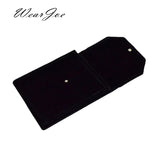 Velvet Pendant Locket Storage Jewelry Roll Bag Organizer Holder