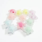 280pcs Acrylic Matte Star Beads For Chunky Jewelry/DIY Hand