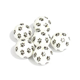 20mm 100pcs Acrylic Little Paws Beads for Necklace