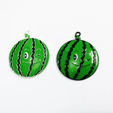 10pcs/lot All Enamel Watermelon/Fruit Pendants For Jewelry Making