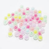 8mm/10mm Acrylic Round Matte Beads For Chunky Jewelry/DIY Hand