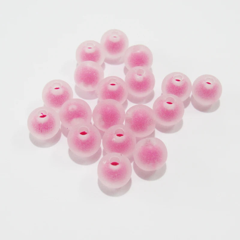 8mm/10mm Acrylic Round Matte Beads For Chunky Jewelry/DIY Hand