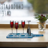 Epoxy Wine Glass Tray Mold DIY Home Office Decor Making Mould