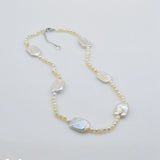 Baroque Style Natural Freshwater Pearl Choker Necklace