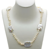 Baroque Style Natural Freshwater Pearl Choker Necklace