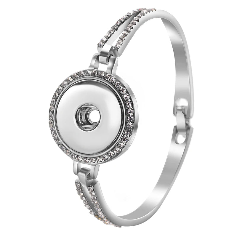 4 Styles Ginger Snap Bracelet 18mm Snap Button Jewelry