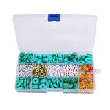 Turquoise Beads Set for Earrings & Crafts DIY