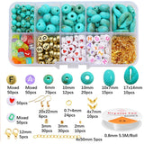 Turquoise Beads Set for Earrings & Crafts DIY