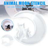 Christmas Deer Moon Cat Silicone Resin Casting Mold Jewelry Epoxy Mould