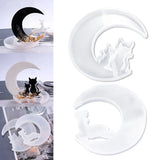 Christmas Deer Moon Cat Silicone Resin Casting Mold Jewelry Epoxy Mould