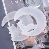 Christmas Deer Moon Cat Silicone Resin Casting Mold Jewelry Epoxy Mould