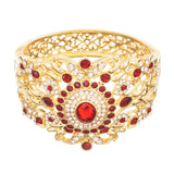 Moroccan Style Rhinestone Bracelet Bangle