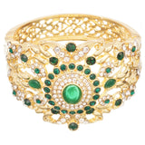 Moroccan Style Rhinestone Bracelet Bangle