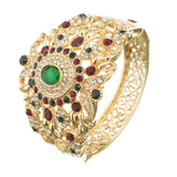 Moroccan Style Rhinestone Bracelet Bangle