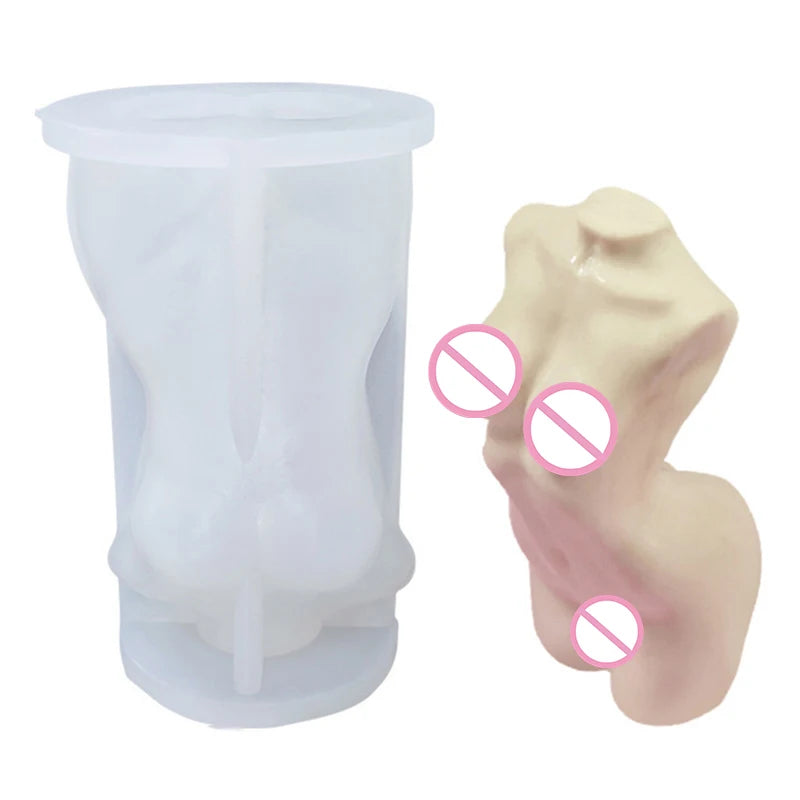 Human Body Silicone Stencil for DIY Craft