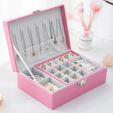 Jewelry Storage Box Portable Multi-layer Makeup Storage Box