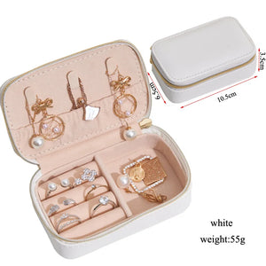 Mini Jewelry Bag Pink Earrings Necklaces Display Box