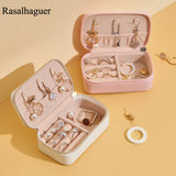 Mini Jewelry Bag Pink Earrings Necklaces Display Box