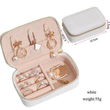 Mini Jewelry Bag Pink Earrings Necklaces Display Box