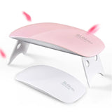 Portable Mini UV LED Nail Dryer 6W 45s/60s Timer