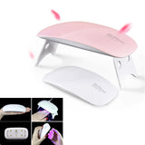 Portable Mini UV LED Nail Dryer 6W 45s/60s Timer