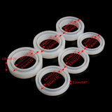 Round Silicone Flower Molds for DIY Bracelet Bangle Casting