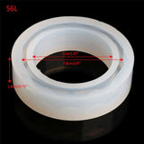Round Silicone Flower Molds for DIY Bracelet Bangle Casting