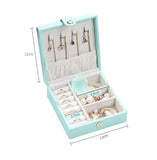PU Jewellery Box Jewelry Organizer Display Travel Jewelry Case Boxes