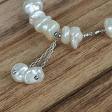 Natural Baroque Pearl Stretch Bracelet 7-8MM