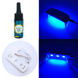 UV Resin & UV Lamp Kit DIY Clear Hard Resin for Jewelry & Handicrafts