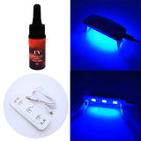 UV Resin & UV Lamp Kit DIY Clear Hard Resin for Jewelry & Handicrafts