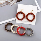30pcs Geometric Round Alloy Charms DIY Jewelry Pendants