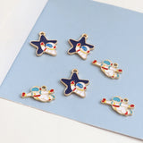 40pcs Cartoon Astronaut Alloy Charms for DIY Jewelry Making