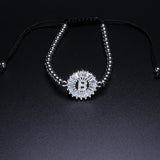 Stainless Steel Alphabet Bracelet for Women BLDS00