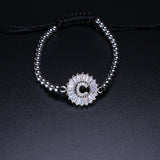Stainless Steel Alphabet Bracelet for Women BLDS00