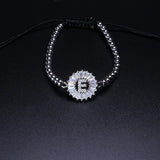 Stainless Steel Alphabet Bracelet for Women BLDS00